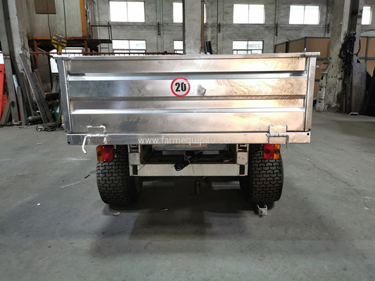 Farm Tractor Trailer With Hot Dip Galvanized; Agriculture Transport Tipping Trailer supplier