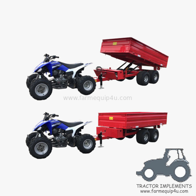 2T4WM/3T4WM/4T4WM - ATV Dump Trailer With Hydraulic Power Unit For Farm Transporting supplier