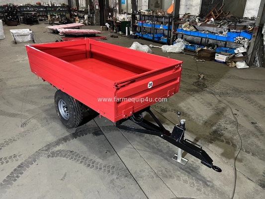 1.5T2W - Off Road Hydraulic Dump Trailer 1.0ton; Single Axle Farm Tipping Trailer;Tractor Hydraulic Dump Trailer supplier