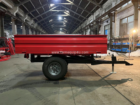 1.5T2W - Off Road Hydraulic Dump Trailer 1.0ton; Single Axle Farm Tipping Trailer;Tractor Hydraulic Dump Trailer supplier